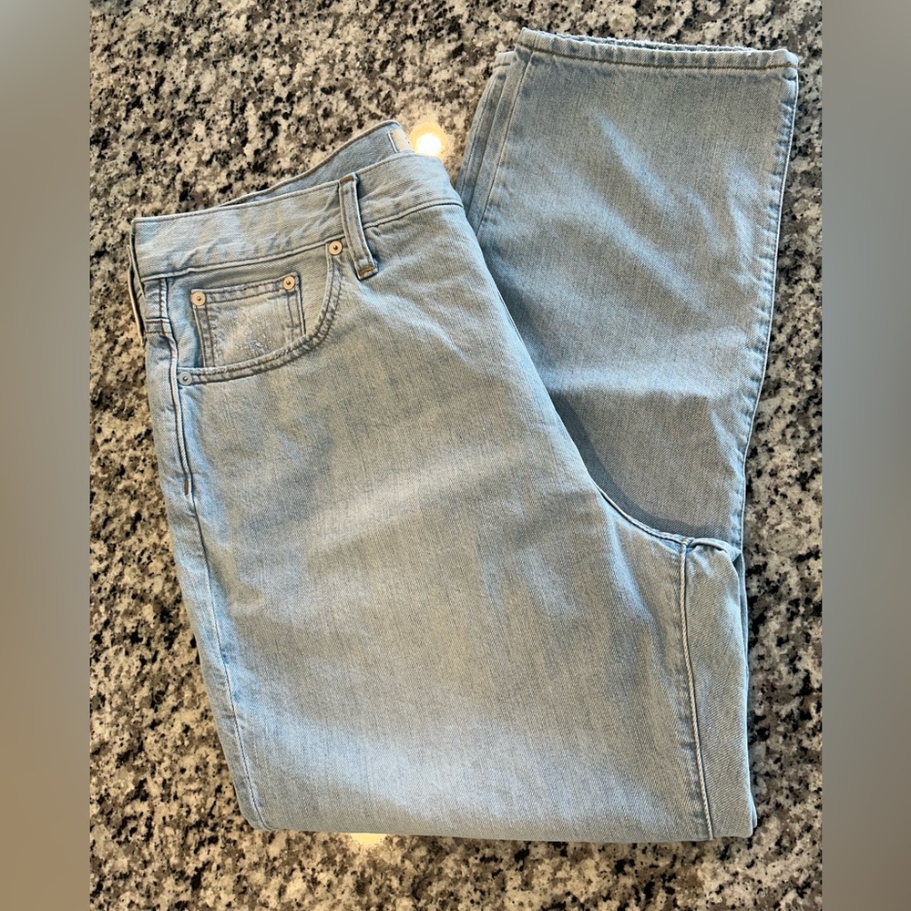 Madewell Light Blue Straight-Leg Jeans